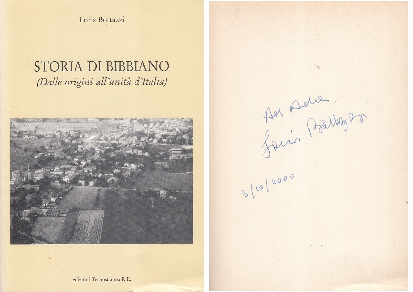 LS- STORIA DI BIBBIANO DALLE ORIGINI - BOTTAZZI - RE --- 1988 - B - ZFS309
