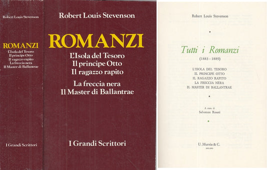 LN- ROMANZI VOL.1 - STEVENSON - MURSIA -- 1a ED. - 1968 - B - ZFS318
