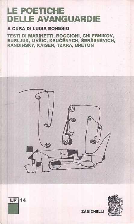 LS- LE POETICHE DELLE AVANGUARDIE - BONESIO - ZANICHELLI --- 1980 - B - ZFS246