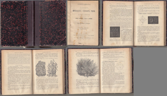 LZ- ELEMENTI DI MINERALOGIA PARTE PRIMA - MERCALLI - VALLARDI--- 1905- C- XFS110