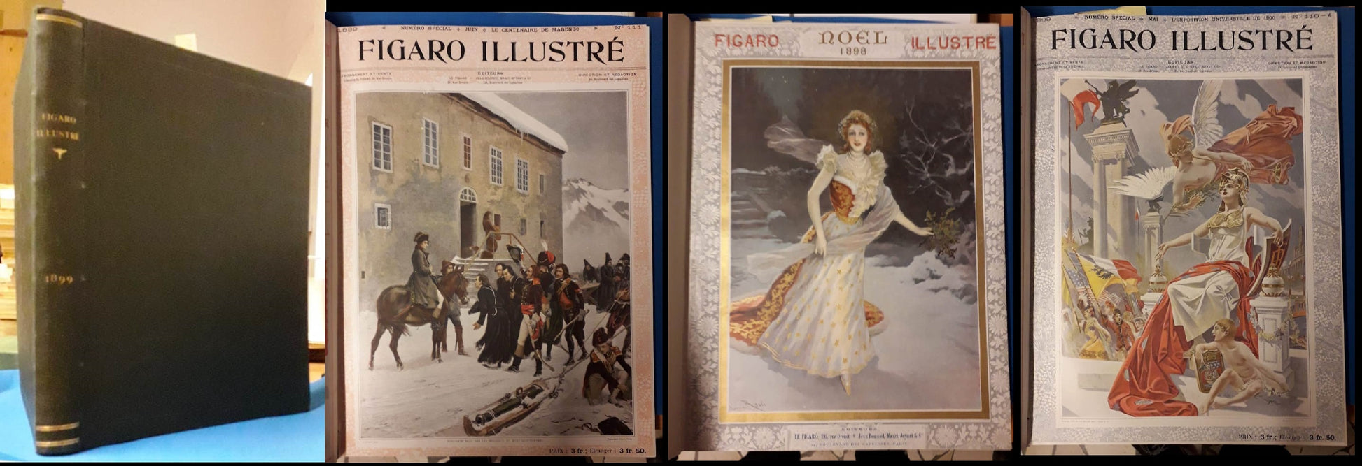 LR- RIVISTA FIGARO ILLUSTRE 1/12 ANNATA COMPLETA RILEGATA ----- 1899 - C - ZFS