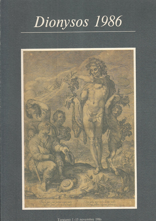 LT- DIONYSOS 1986  TORIGANO 1/15 NOVEMBRE CATALOGO MOSTRA ----- 1986 - B- YFS708