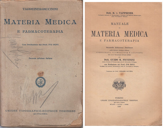 LZ- MANUALE DI MATERIA MEDICA E FARMACOTERAPIA -- UTET --- 1922 - B - ZFS143