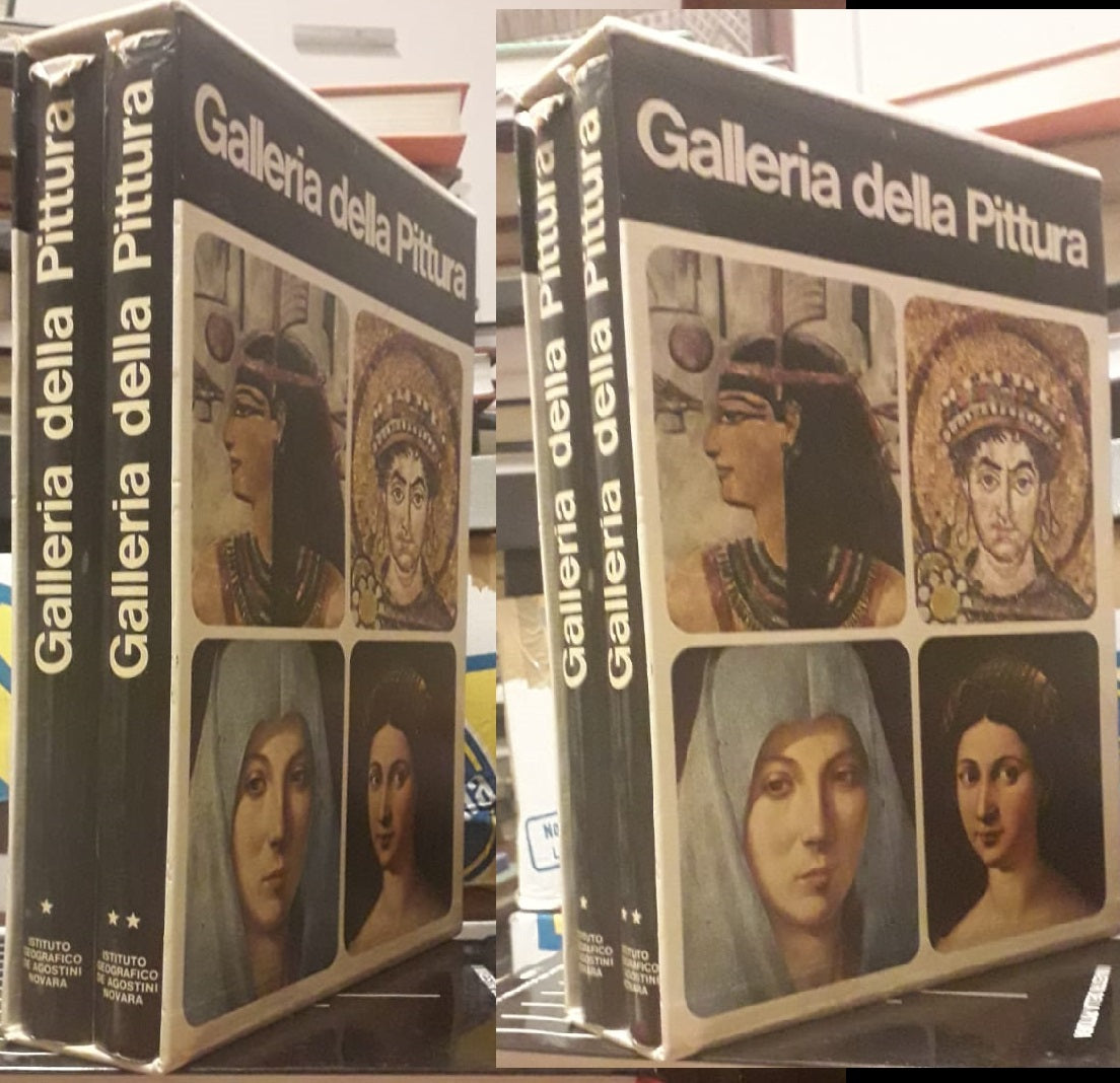 LT- GALLERIA DELLA PITTURA 2 VOLUMI - VALSECCHI - DeAGOSTINI --- 1965 - CS - ZFS