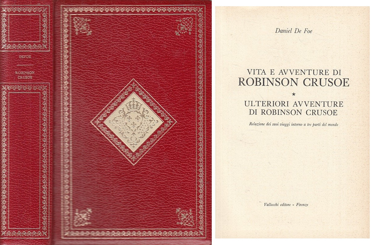 VITA AVVENTURE DI ROBINSON CRUSOE - DE FOE - VALLECCHI --- 1969 - C - ZFS303