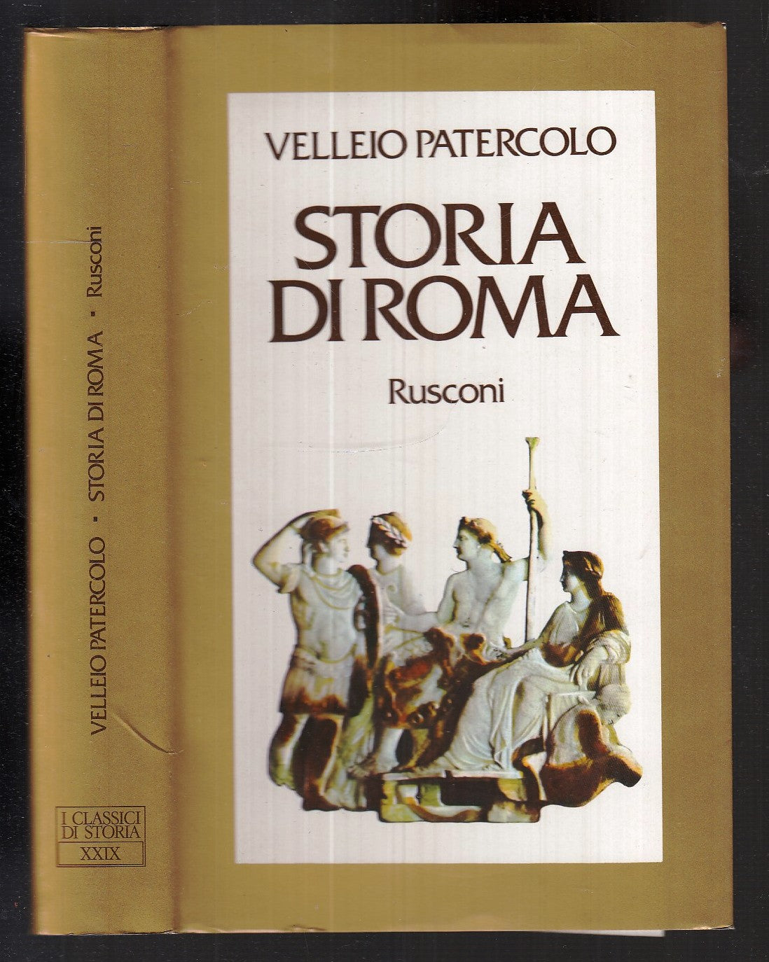 LS- STORIA DI ROMA - VELLEIO PATERCOLO - RUSCONI -- 1a ED. - 1978 - CS - XFS112