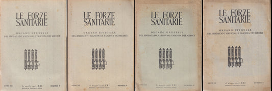 LS- LE FORZE SANITARIE 8/11 SINDACATO NAZIONALE FASCISTA MEDICI- 1943- B- XFS112