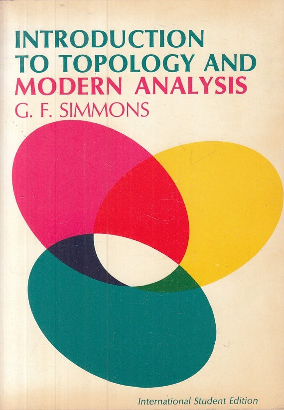 LZ- INTRODUCTION TOPOLOGY MODERN ANALYSIS -- MCGRAW HILL --- 1963 - B - YFS417