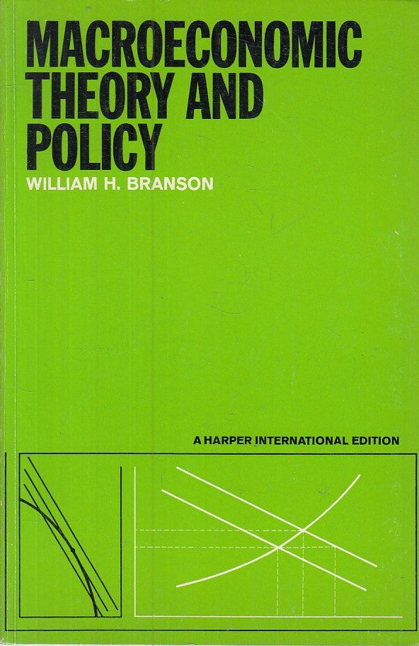 LZ- MACROECONOMIC THEORY AND POLICY - BRANSON - HARPER ROW --- 1972 - B - YFS29