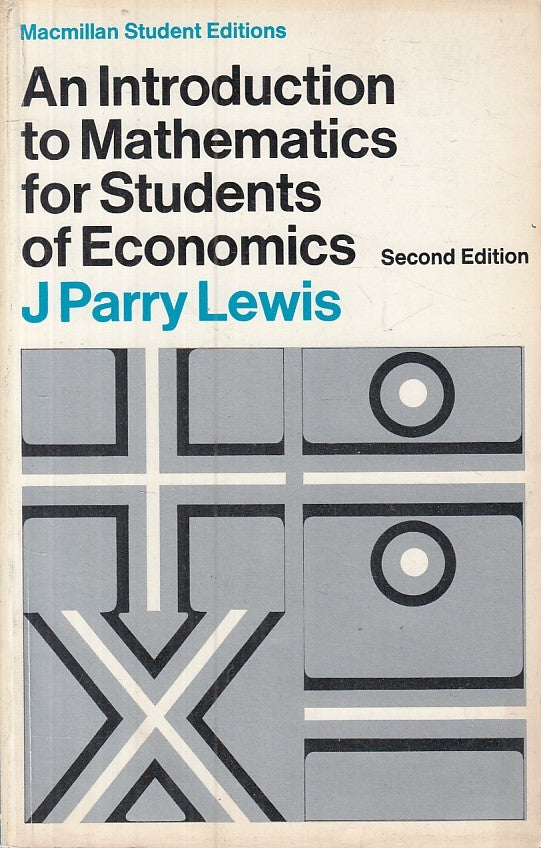 LZ- INTRODUCTION MATHEMATICS STUDENTS ECONOMICS -- MACMILLAN--- 1969 - B - YFS29