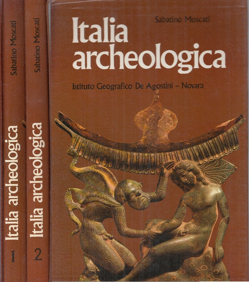LS- ITALIA ARCHEOLOGICA COFANETTO 2 VOLUMI - MOSCATI ---- 1973 - CS - YFS925