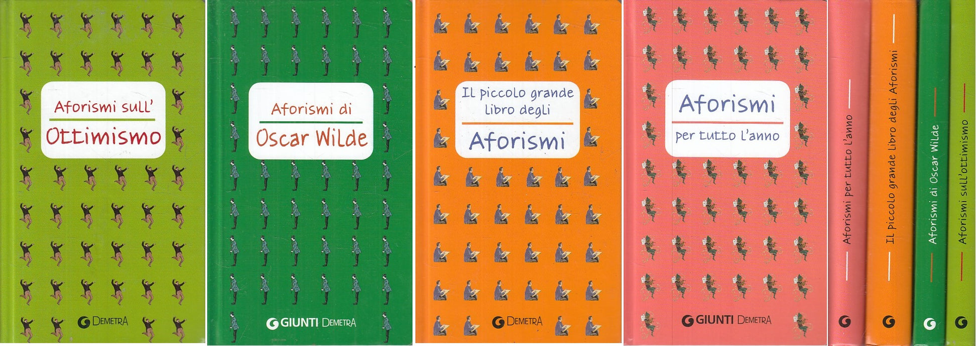 LN- AFORISMI 4 VOLUMI -- GIUNTI DEMETRA -- 1a ED. - 2004 - C - YFS43