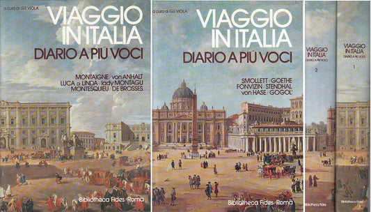LS- VIAGGIO IN ITALIA DIARIO A PIU' VOCI 2 VOLL. -- FIDES --- 1977 - CS - ZFS238