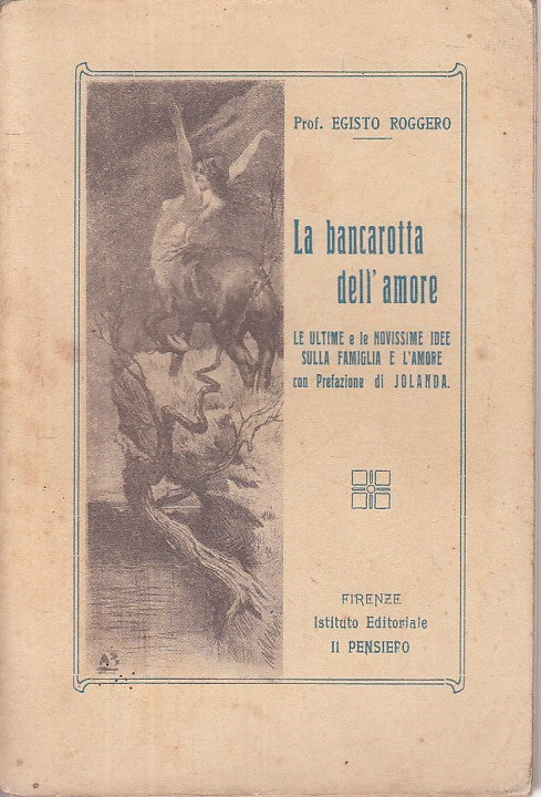 LS- LA BANCARTTA DELL'AMORE - ROGGERO - IL PENSIERO --- 1915 - B - ZFS58