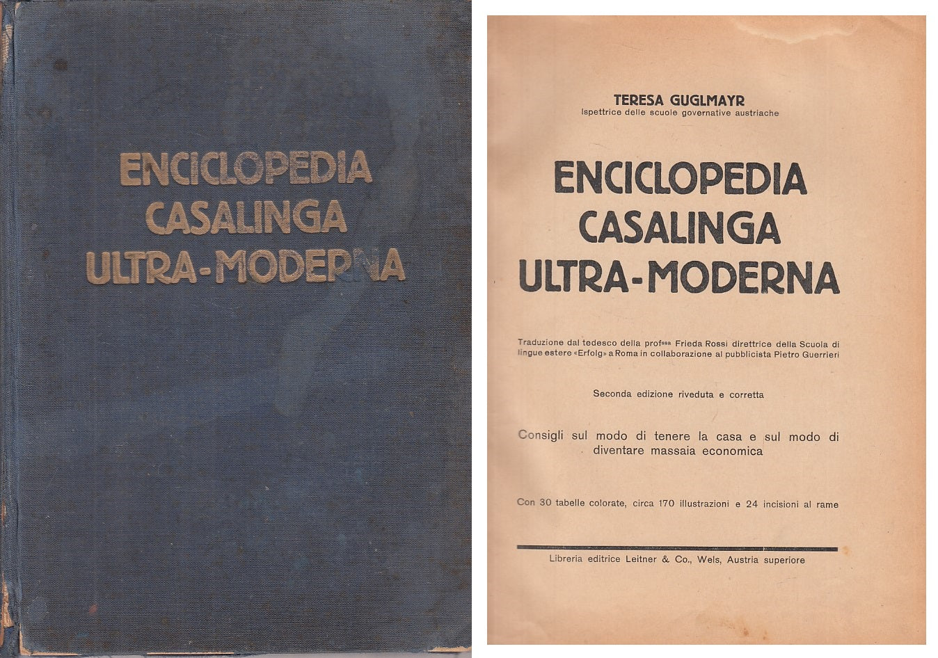 LZ- ENCICLOPEDIA CASALINGA ULTRA MODERNA- GUGLMAYR- LEITNER--- 1934 - C - ZFS184