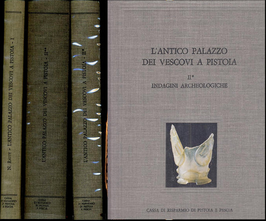 LT- L'ANTICO PALAZZO DEL VESCOVO DI PISTOIA 3 VOLUMI -- OLSCHKI--- 1985- CS- YFS