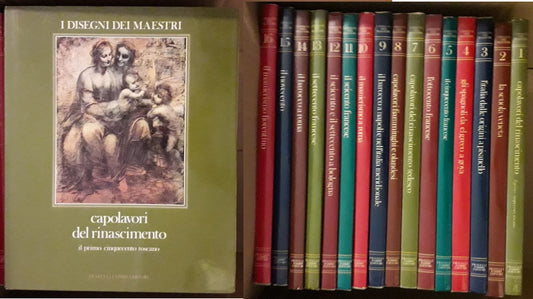 LT- ENCICLOPEDIA I DISEGNI DEI MAESTRI 16 VOLUMI COMPLETA -- FABBRI --- 1970- CS- YFS