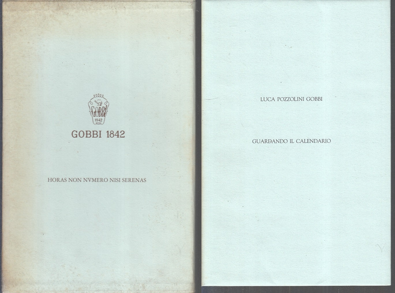 LZ- GUARDANDO IL CALENDARIO- LUCA POZZOLINI GOBBI- GOBBI 1842--- 1995- B- YFS937