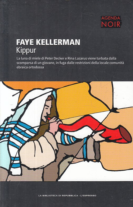 LG- KIPPUR - KELLERMAN - BIBLIOTECA REPUBBLICA - AGENDA NOIR-- 2015 - B - ZFS670