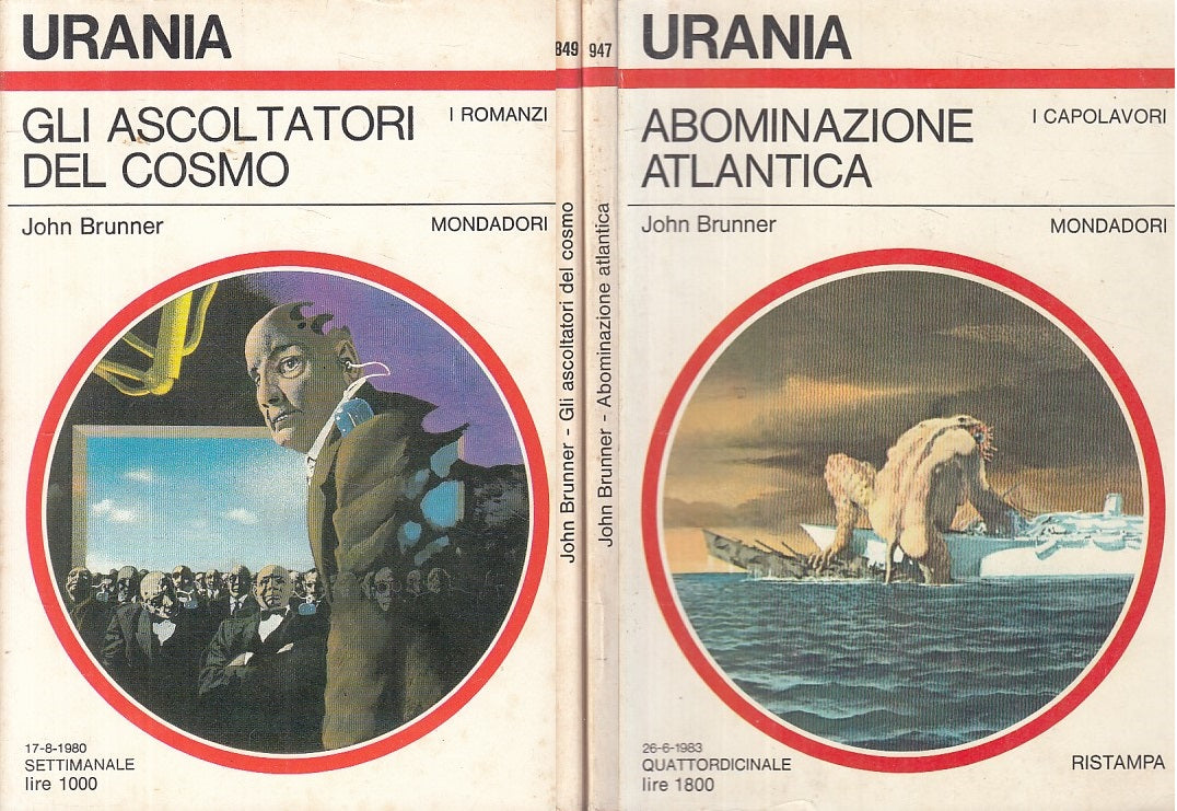 LF- URANIA N.849 947 ASCOLTATORI GALASSIA ABOMINAZIONE - BRUNNER -- 1980 - B