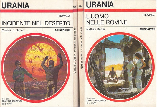 LF- URANIA 989 994 INCIDENTE DESERTO UOMO ROVINE - BUTLER - MONDADORI - 1985 - B