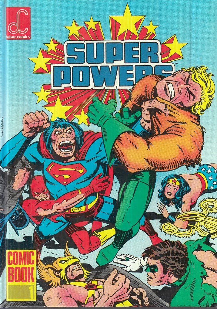 FV- SUPER POWERS COMIC BOOK 1 RARISSIMO --  LABOR COMICS - 1986 - C - XFS113