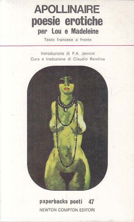 POESIE EROTICHE FRANCESE A FRONTE- APPOLLINAIRE- NEWTON --- 1976 - B - YFS86