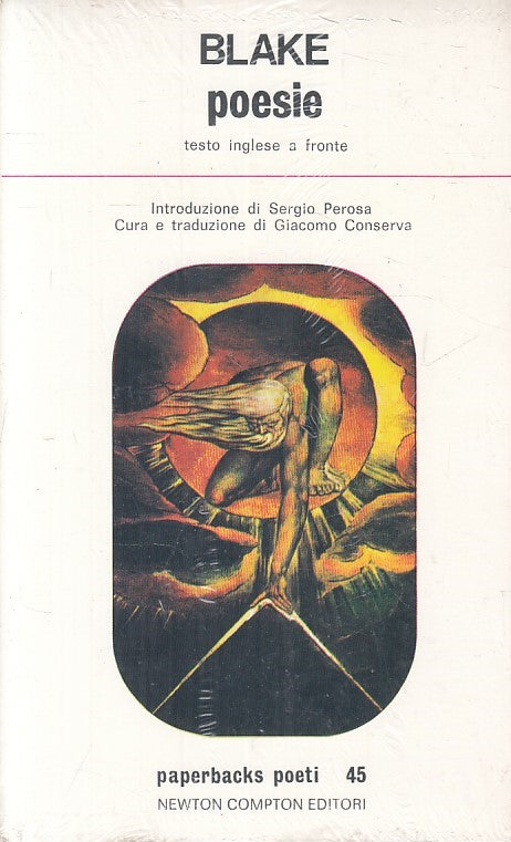 LN- POESIE INGLESE A FRONTE SIGILLATO - BLAKE - NEWTON --- 1976 - B - YFS86