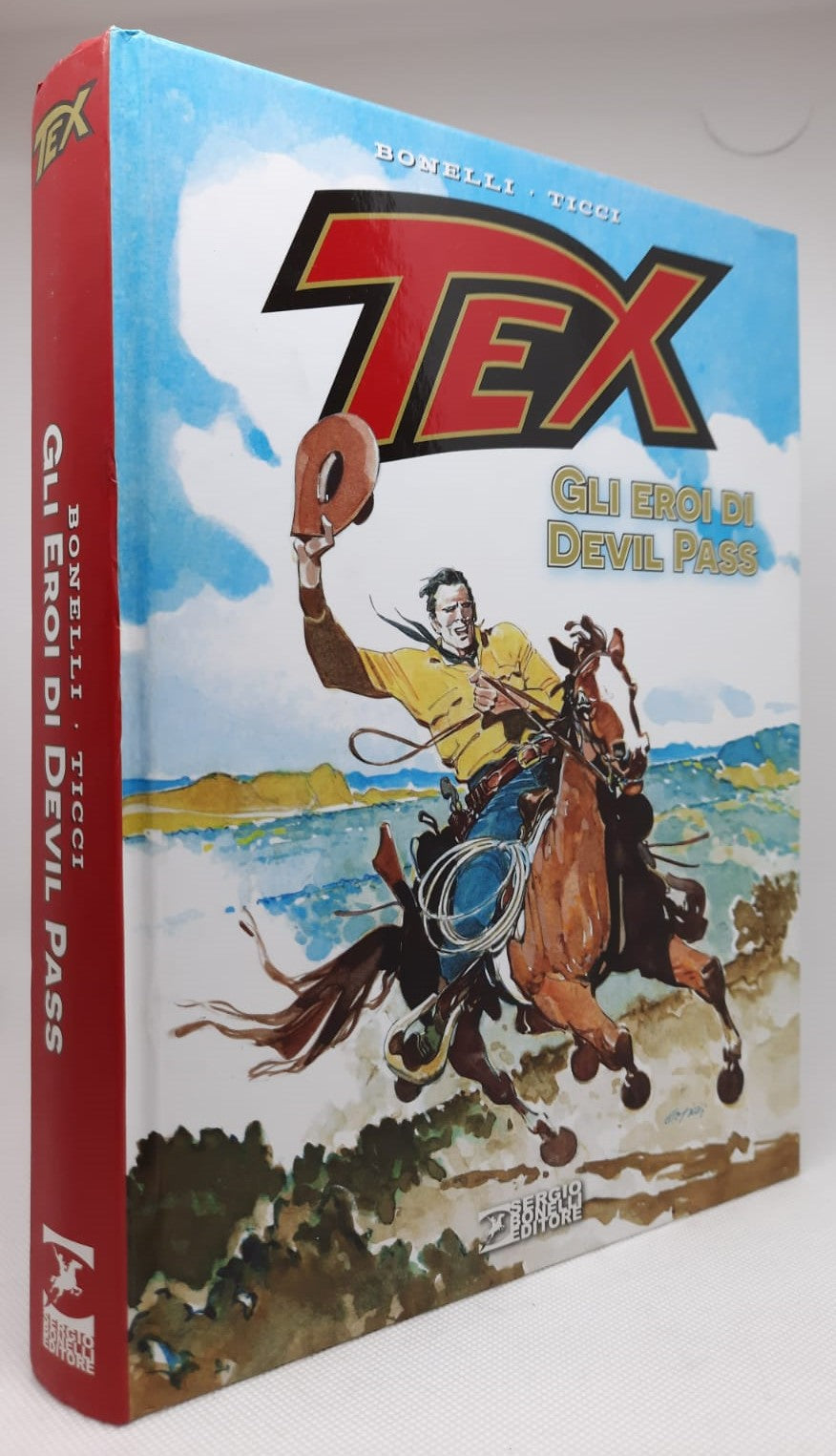 FV- TEX GLI EROI DI DEVIL PASS CARTONATO - TICCI - SERGIO BONELLI - 2017- C- TBX