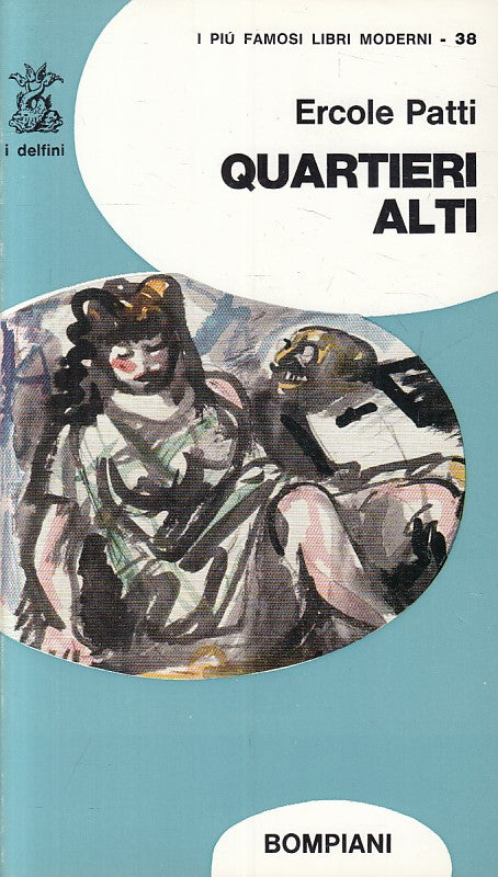 LN- QUARTIERI ALTI - ERCOLE PATTI - BOMPIANI - DELFINI -- 1969 - BS - ZFS19