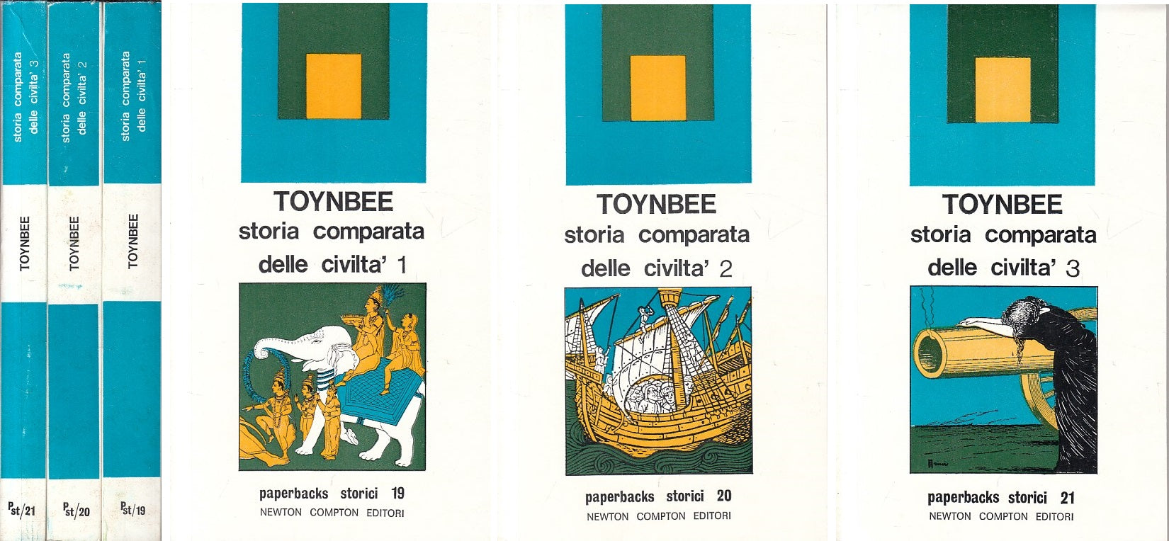 LS- STORIA COMPARATA DELLE CIVILTA' 3 VOLL.- TOYNBEE- NEWTON--- 1974 - B - ZFS70