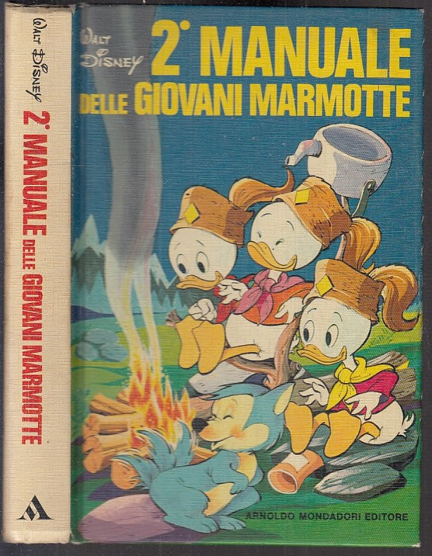 FD- SECONDO MANUALE DELLE GIOVANI MARMOTTE -- DISNEY MONDADORI - 2a 1976- C- TCX