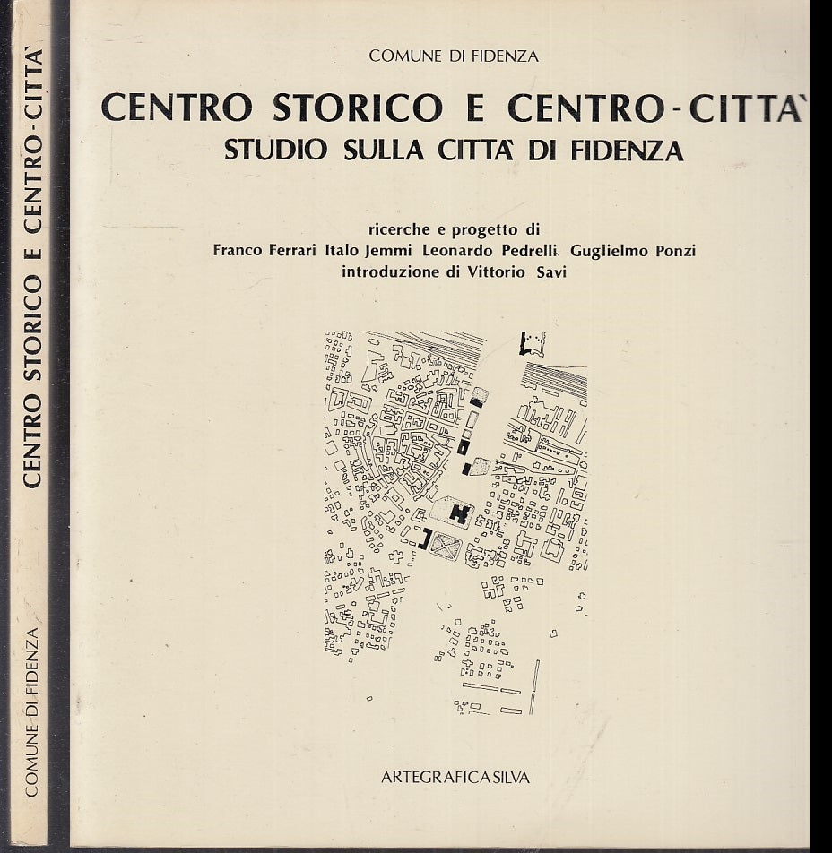 LT- CENTRO STORICO E CENTRO CITTA' FIDENZA -- ARTEGRAFICA SILVA --- 1981- B- WPR