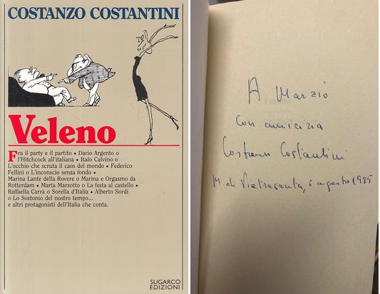 LS- VELENO AUTOGRAFATO - COSTANZO COSTANTINI - SUGARCO - -- 1985 - B - YFS421