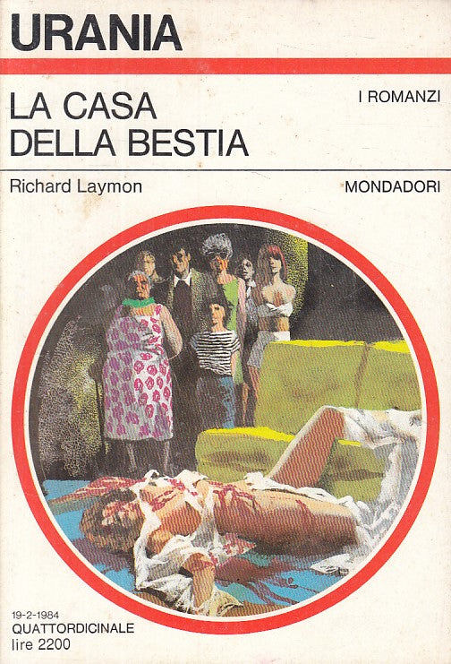 LN- URANIA 964 LA CASA DELLA BESTIA - LAYMON - MONDADORI --- 1984 - B - YFS402