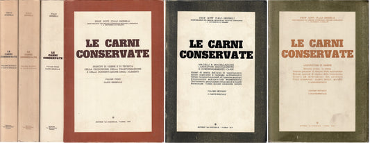 LZ- LE CARNI CONSERVATE 3 VOLL. - GHINELLI - PARMA --- 1975 - B - ZFS137