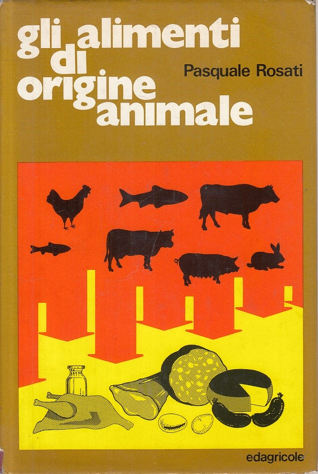 LZ- GLI ALIMENTI DI ORIGINI ANIMALE - ROSATI - EDAGICOLE --- 1971 - CS - YFS258