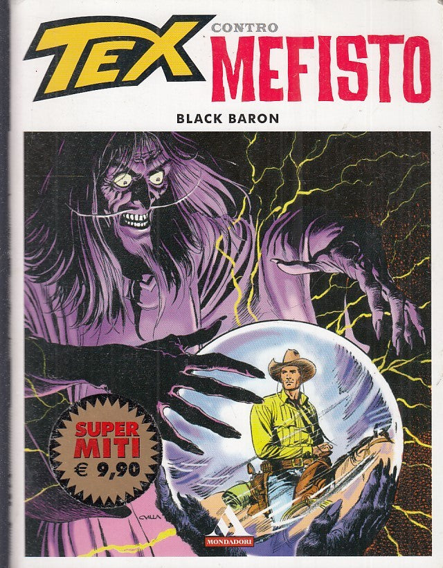 FB- TEX CONTRO MEFISTO 2 BLACK BARON -- SUPERMITI MONDADORI- 1a ED. 2012- B- M23