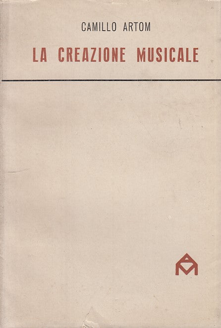 La creazione musicale - Camillo Artom - Minuziano Estetica - 1a ed. - ZFS218
