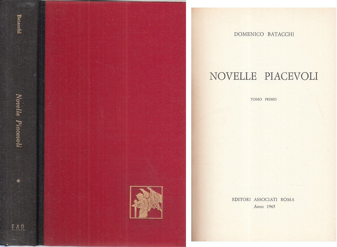 LN- NOVELLE PIACEVOLI TOMO PRIMO - BATACCHI - EAR --- 1965 - CS - ZFS218
