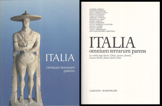 LS- ITALIA OMNIUM TERRARUM PARENS -- GARZANTI- ANTICA MADRE-- 1991 - CS - YFS953