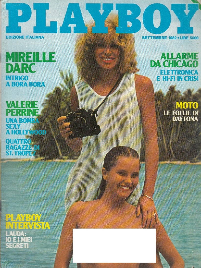 LX- PLAYBOY SETTEMBRE MIREILLE DARC COMPLETO DI POSTERINO ----- 1982 - S - YFS