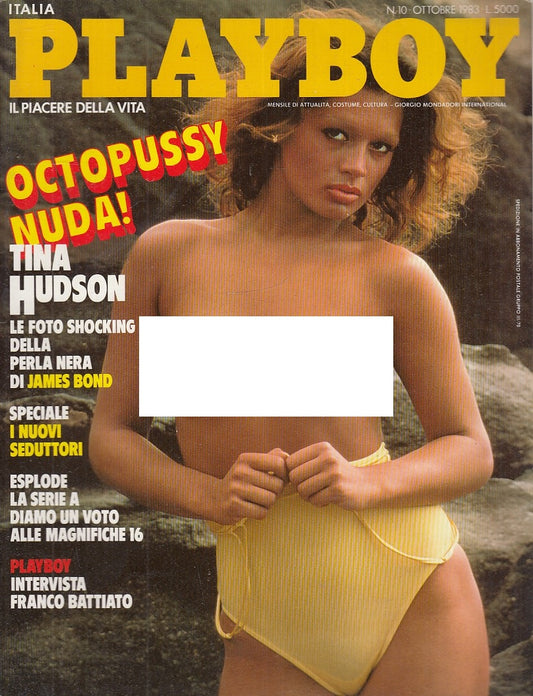LX- PLAYBOY OTTOBRE OCTOPUSSY COMPLETO DI POSTERINO ----- 1983 - S - YFS