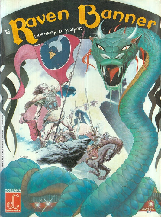 FZ- THE RAVEN BANNER ASGARD- ZELENETZ VESS- COLLANA LABOR COMICS 2- 1985- B- TFX