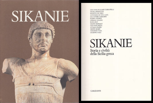 LS- SIKANIE STORIA SICILIA GRECA -- GARZANTI - ANTICA MADRE-- 1989 - CS - YFS950