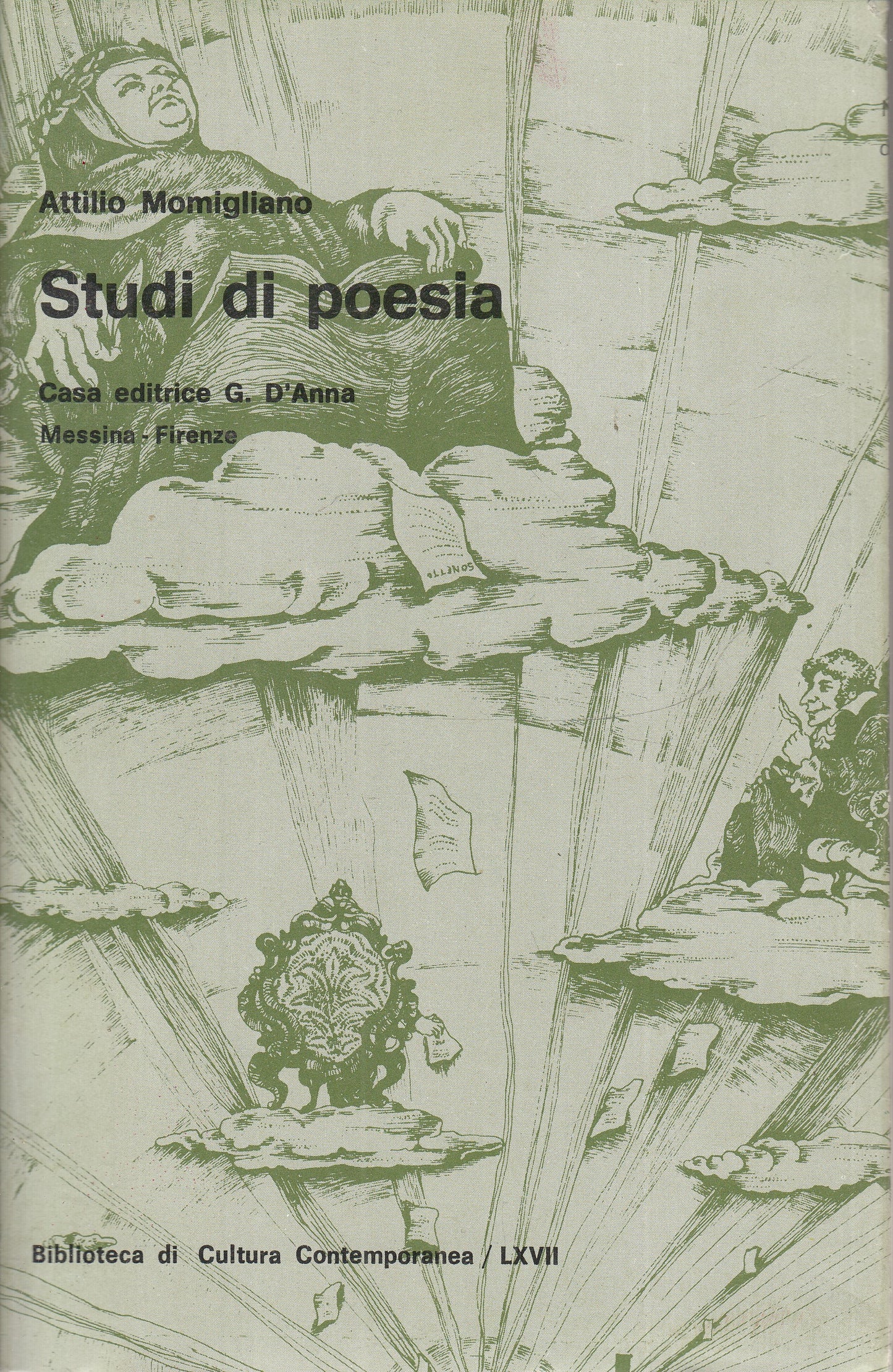 LS- STUDI DI POESIA - ATTILIO MOMIGLIANO - D'ANNA - CULTURA -- 1976 - BS- XFS115