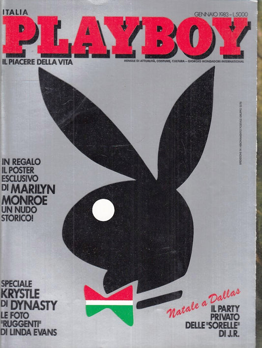 LX- PLAYBOY GENNAIO SPECIALE KRISTLE COMPLETO DI POSTERINO ----- 1983 - S - YFS