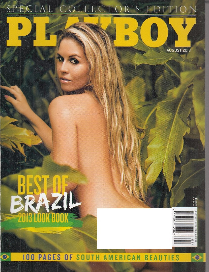 LX- PLAYBOY SPECIAL COLLECTIOR'S EDITION BRAZIL AUGUST ----- 2013 - B - YFS