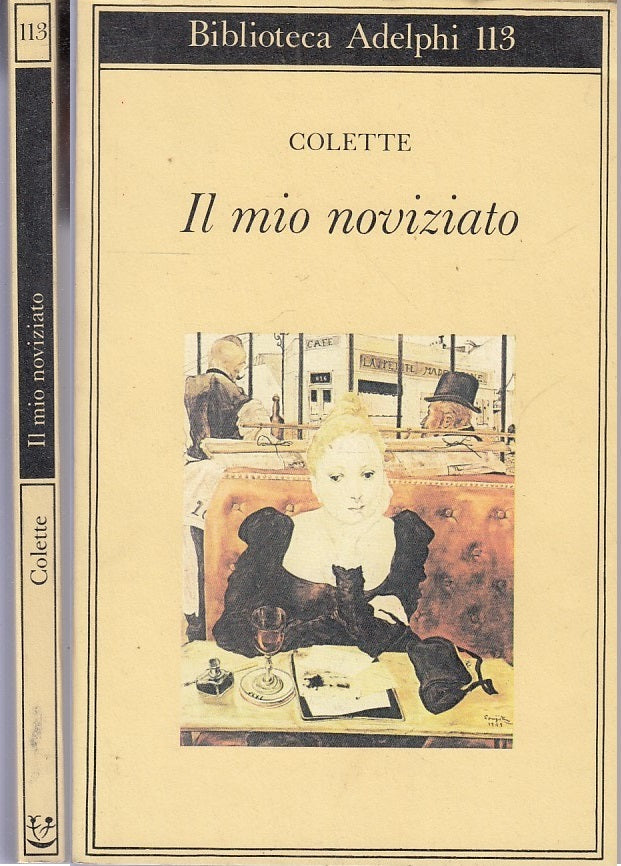 LN- IL MIO NOVIZIATO - COLETTE - ADELPHI - BIBLIOTECA -- 1981 - BS - YDS270
