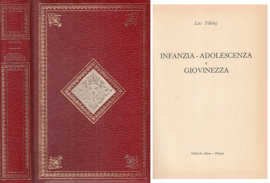 LN- INFANZIA ADOLESCENZA E GIOVINEZZA- TOLSTOJ - VALLECCHI --- 1972 - C - YFS394